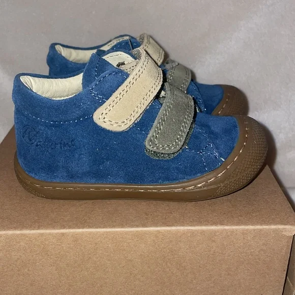NWT NATURINO CORKEL VL Suede first-steps shoes in Navy - Picture 10 of 13